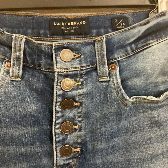 Lucky Brand Bridgette High Rise Skinny size 2/26A - Picture 2 of 5